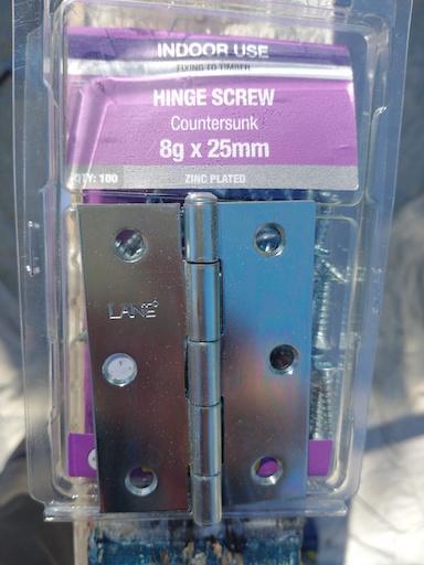Hinges and screws