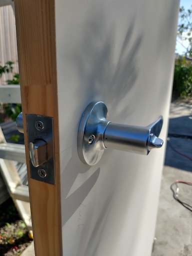 lock installed