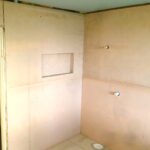 villaboard sheeting and niche box