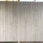 White wash timber screen