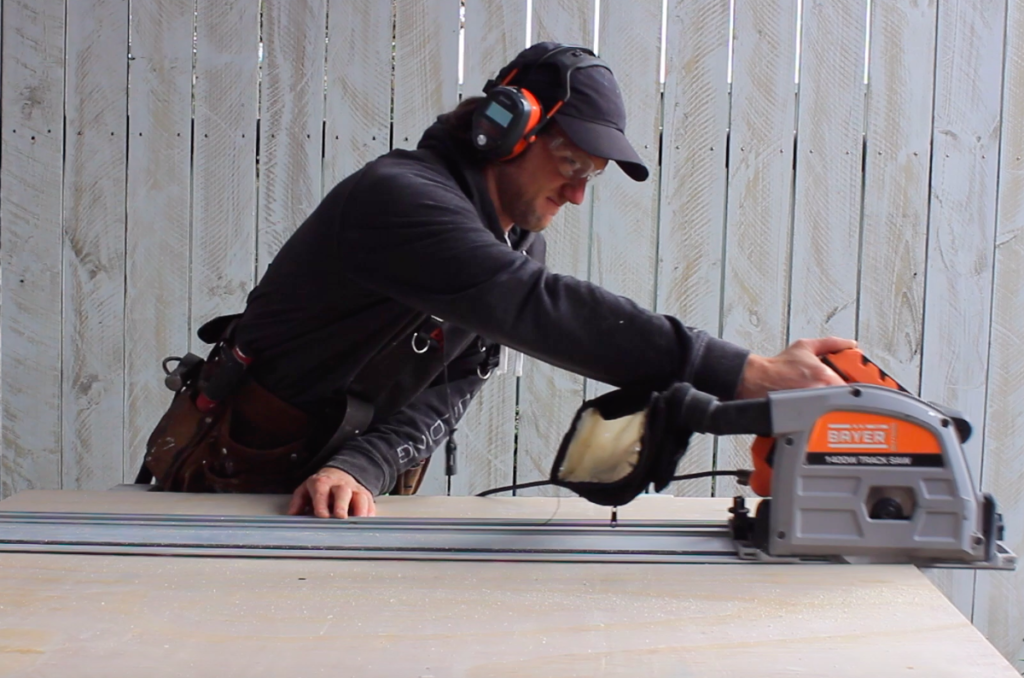 Cutting plywood