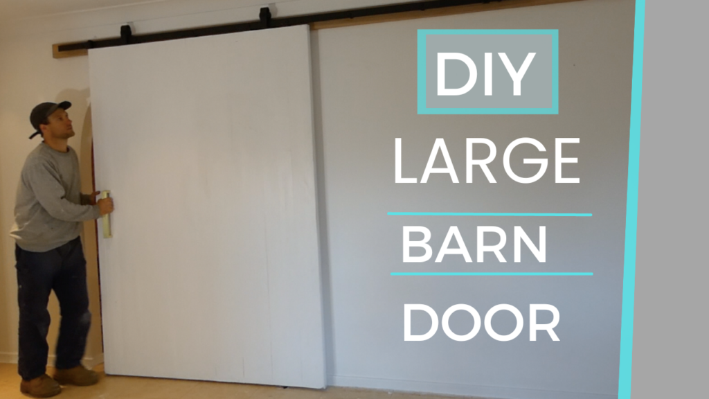 How to install a sliding barn door