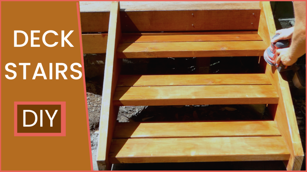 how to build stairs for a deck